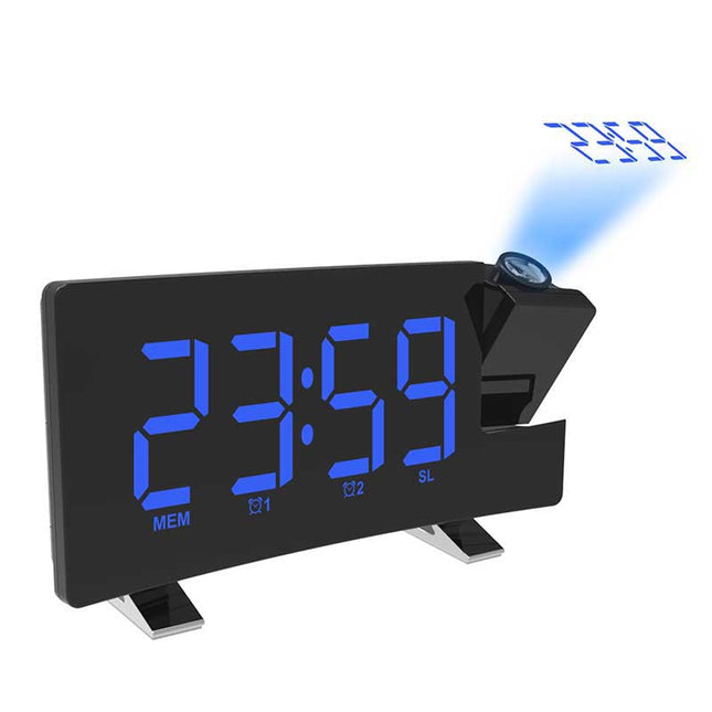 Digitální LED stolní budík s projektorem