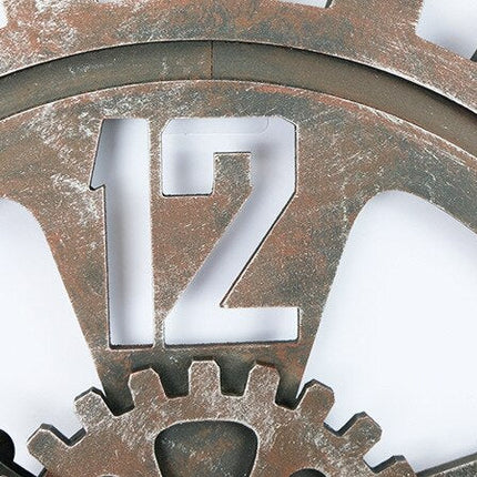 Velké industriální hodiny ozubené kolo
