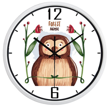 Dětské nástěnné hodiny s mopsem