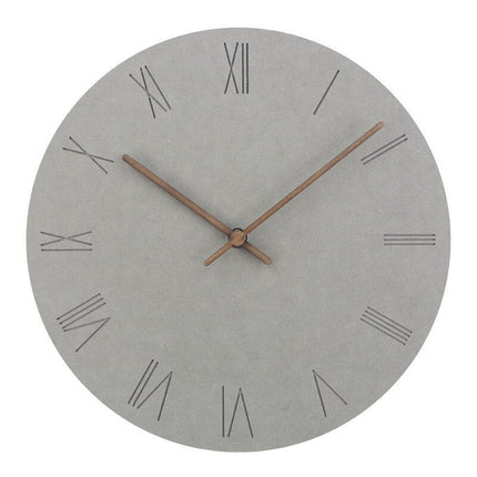 Minimalistické tiché hodiny s dřevěnými ručičkami