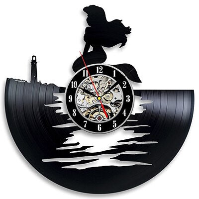 Hodiny z desky Malá mořská víla