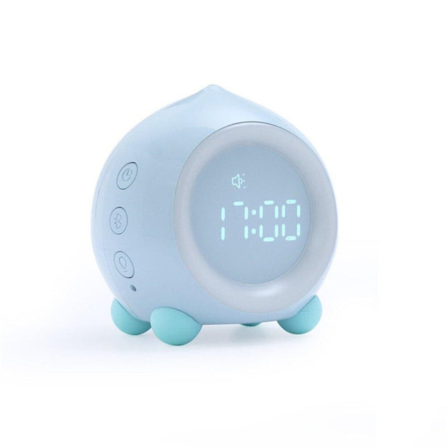 Dětský budík s barevným nočním světlem