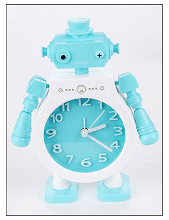 Dětský budík ve tvaru robota
