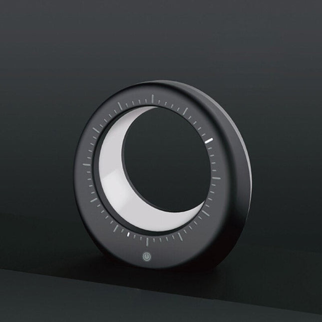 Futuristický budík a noční lampa měsíc