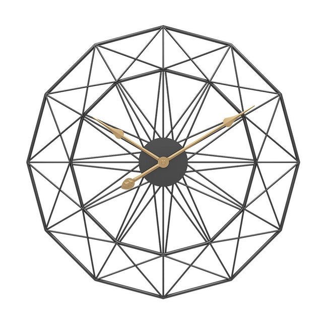 Kovové drátěné hodiny ve skandinávském designu