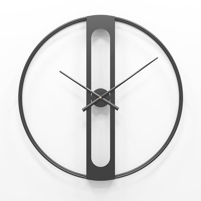 Futuristické minimalistické hodiny zlaté barvy