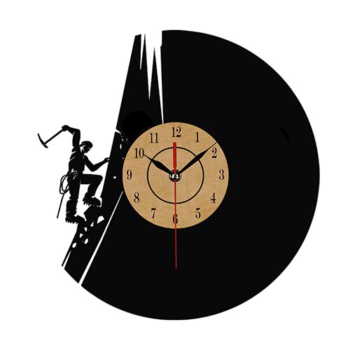 Vinylové hodiny pro horolezce a lezce