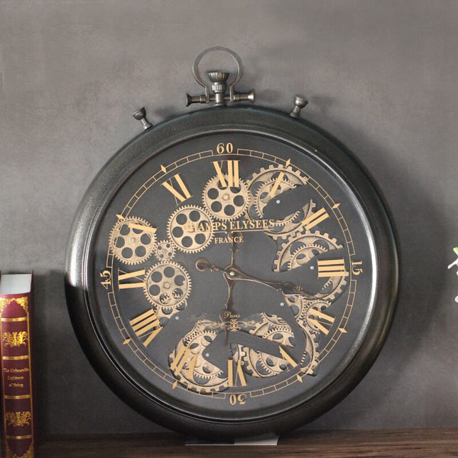 Velké steampunk hodiny design chronograf