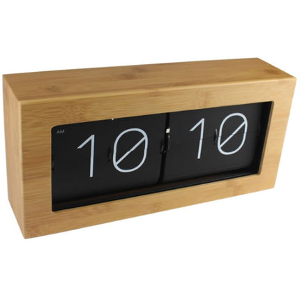 Retro překlápěcí hodiny v dřevěném rámu