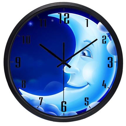 Dětské nástěnné hodiny s mopsem