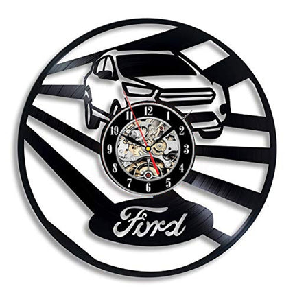 Vinylové hodiny pro fanoušky Ford Mustang
