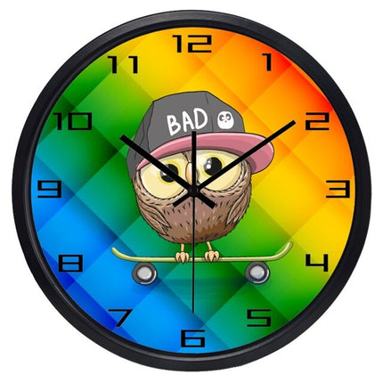 Dětské nástěnné hodiny s mopsem