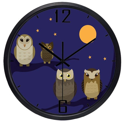 Dětské nástěnné hodiny s mopsem