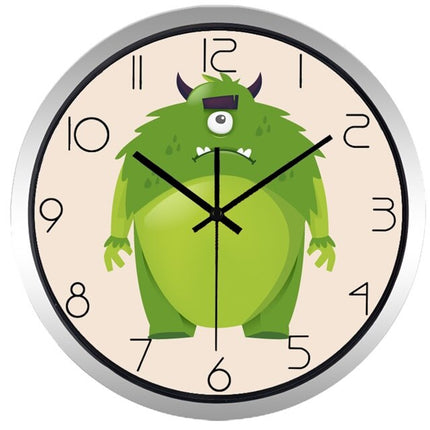 Dětské nástěnné hodiny s mopsem