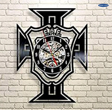 Vinylové hodiny fotbalový znak Portugalska