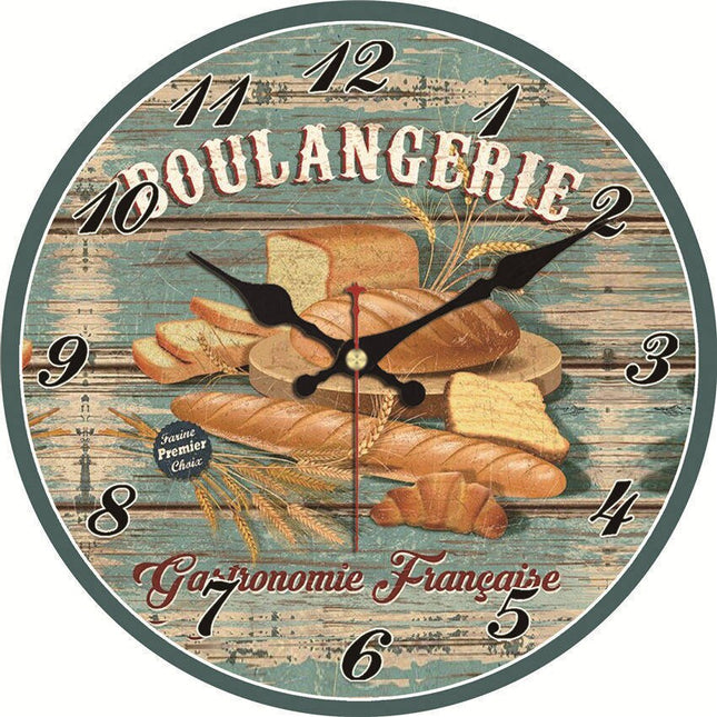 Retro hodiny francouzský styl Gastronomie