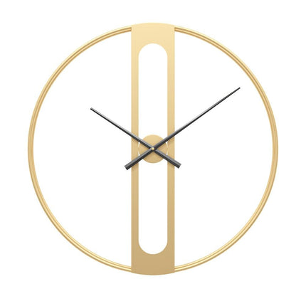Futuristické minimalistické hodiny zlaté barvy