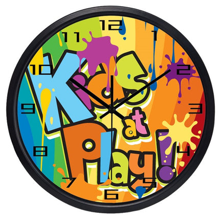 Dětské nástěnné hodiny s mopsem