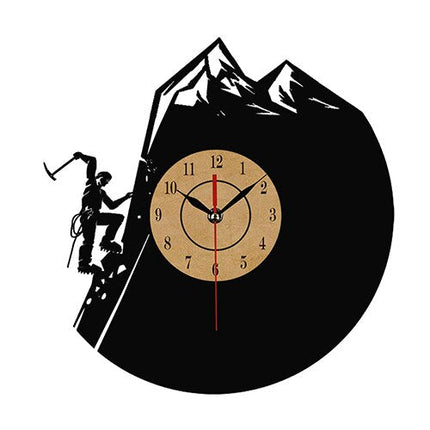 Vinylové hodiny pro horolezce a lezce