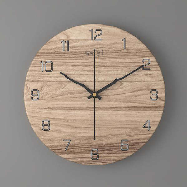 Designové hodiny na zeď mramorový efekt