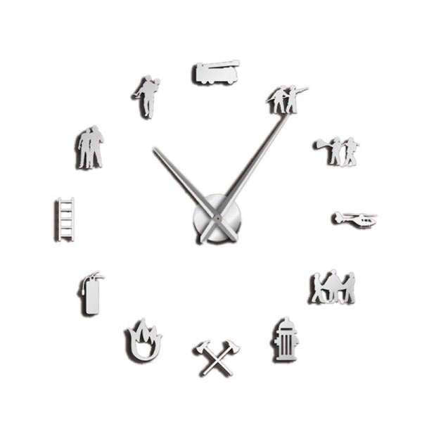 Samolepicí nástěnné hodiny pro záchranáře