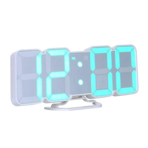 Dálkově ovládané 3D LED nástěnné hodiny