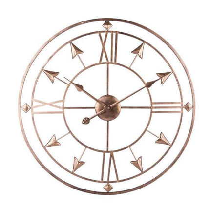Kovové nástěnné hodiny s šipkami
