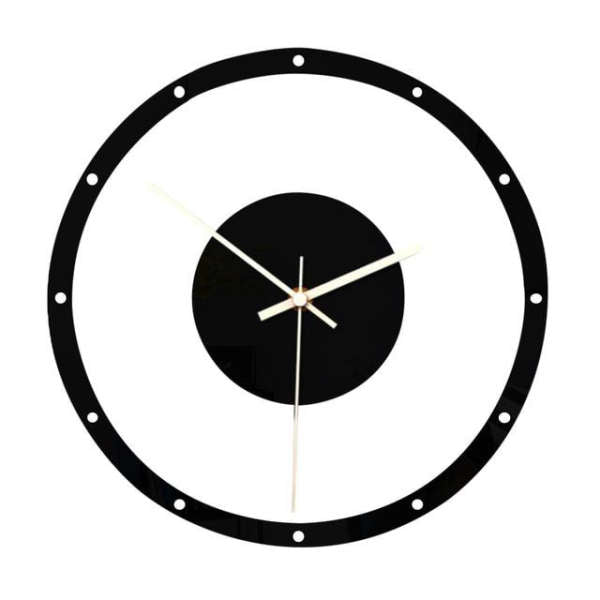 Nordické minimalistické nástěnné hodiny na zeď