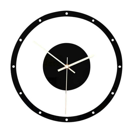Nordické minimalistické nástěnné hodiny na zeď