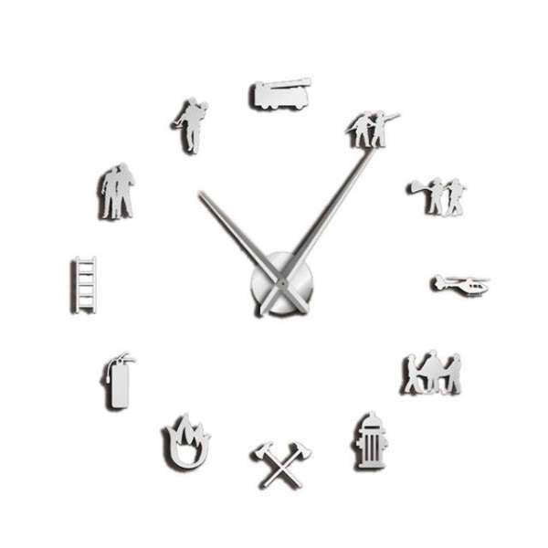 Samolepicí nástěnné hodiny pro záchranáře