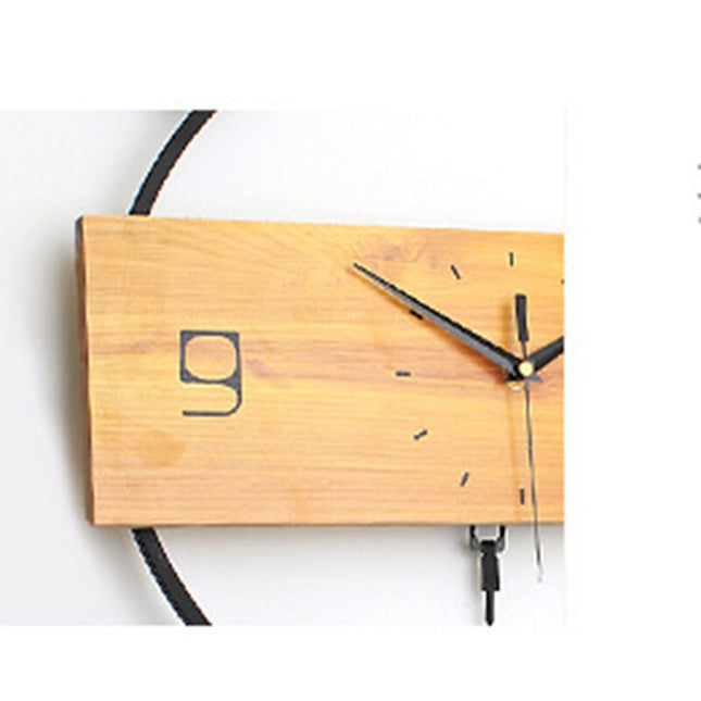 Minimalistické hodiny na zeď s ptáčky