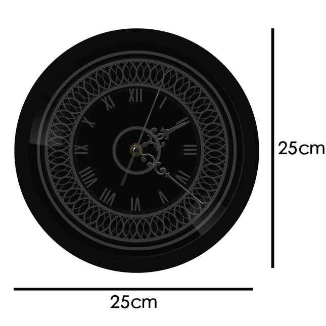 Dekorativní nástěnné LED hodiny vintage styl