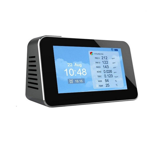 Digitální hodiny s monitorem kvality vzduchu