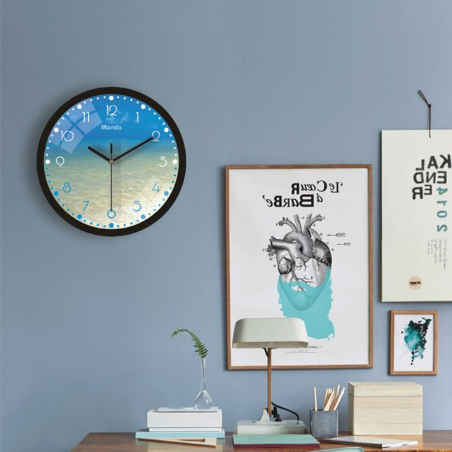 Světelné LED nástěnné hodiny moderní