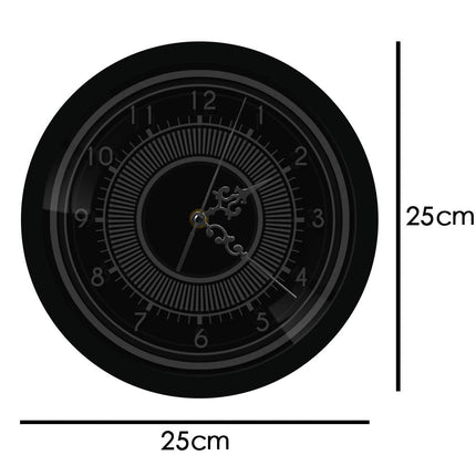 Elegantní svítící nástěnné hodiny s LED