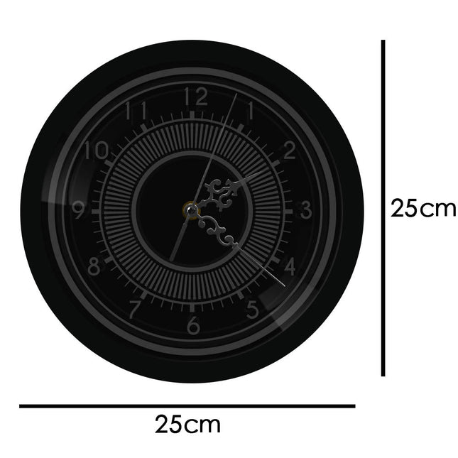 Elegantní svítící nástěnné hodiny s LED