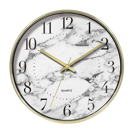 Elegantní hodiny mramor s římskými číslicemi