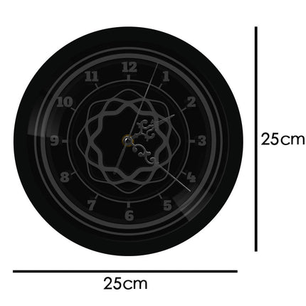 Designové nástěnné hodiny s geometrickým vzorem