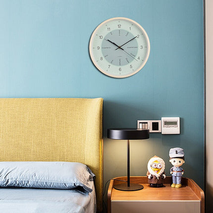 Skandinávské hodiny v pastelových barvách