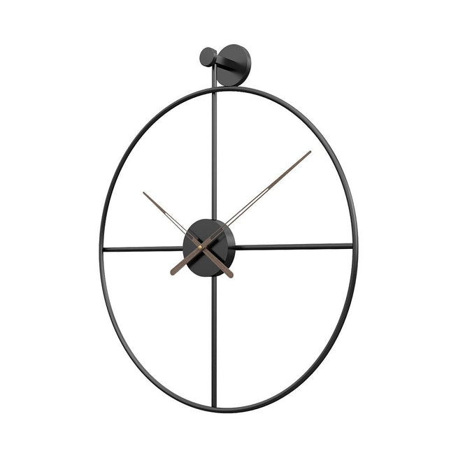 Kovové drátěné hodiny ve skandinávském designu