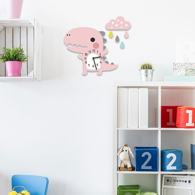 Dětské hodiny na zeď dinosaurus