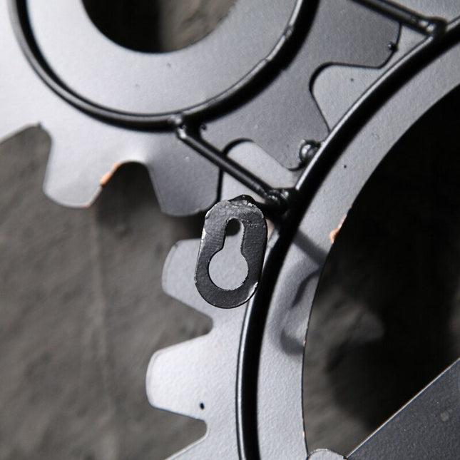 Steampunk nástěnné hodiny s mechanismem