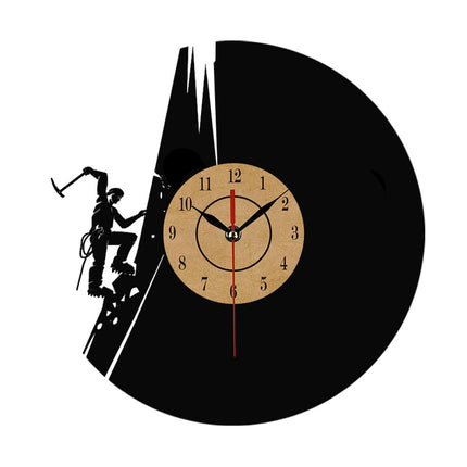 Vinylové hodiny pro horolezce a lezce