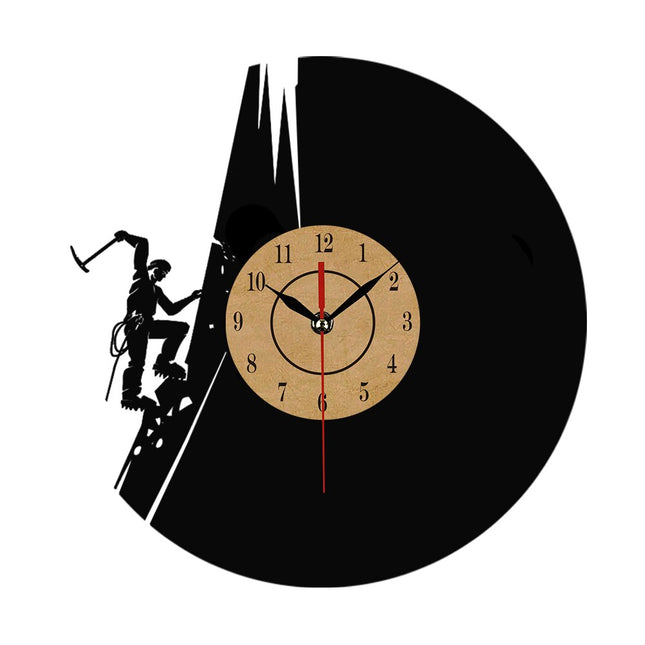Vinylové hodiny pro horolezce a lezce