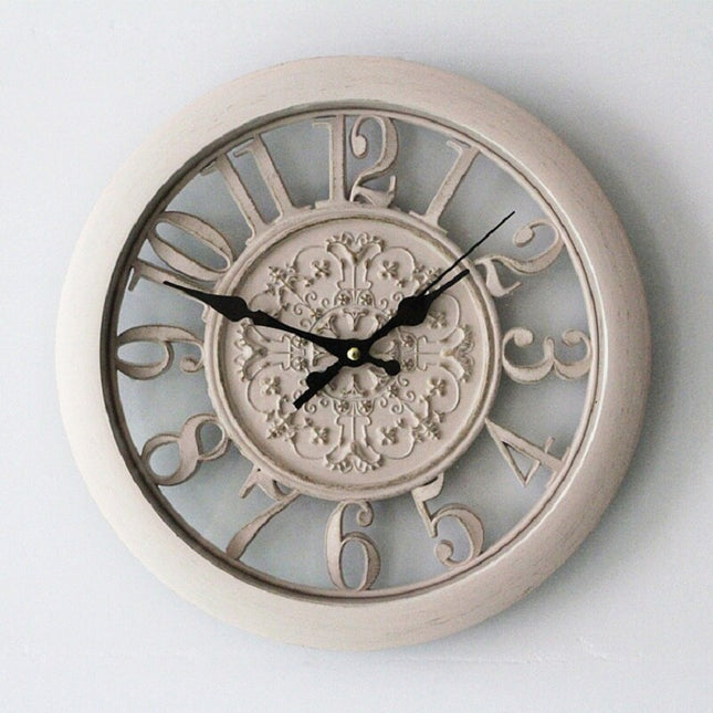 Hodiny Shabby Chic v továrním stylu