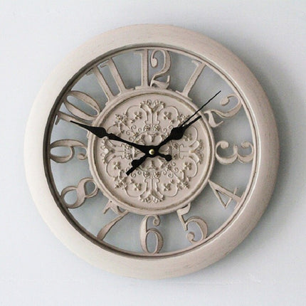 Hodiny Shabby Chic v továrním stylu