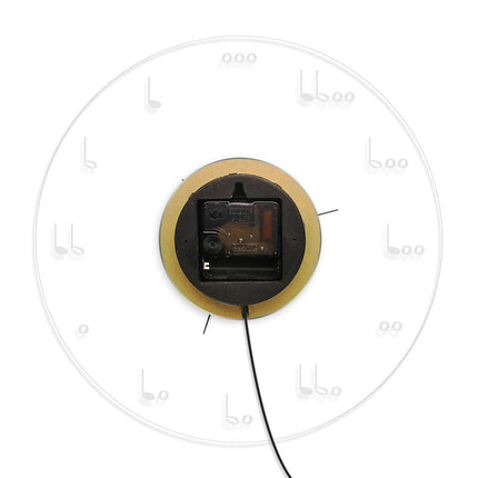 Svítící nástěnné hodiny s hudebním motivem