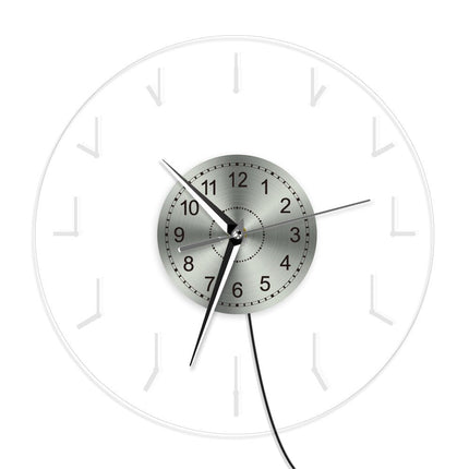 Minimalistické hodiny s LED podsvícením
