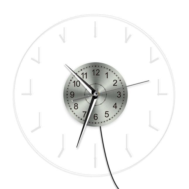 Minimalistické hodiny s LED podsvícením