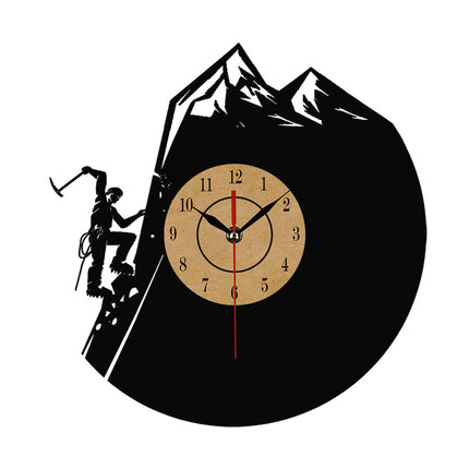 Vinylové hodiny pro horolezce a lezce